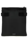 Ferragamo Structured Rectangular Shoulder Bag With Nylon Straps