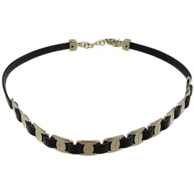 Pre-owned Ferragamo Leather Metal Charm Bracelet () In Multi