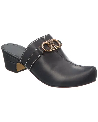 FERRAGAMO FERRAGAMO PHOBOS LEATHER MULE