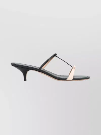 FERRAGAMO LEATHER MULES