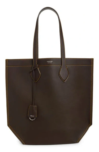 Ferragamo Leather North/south Tote