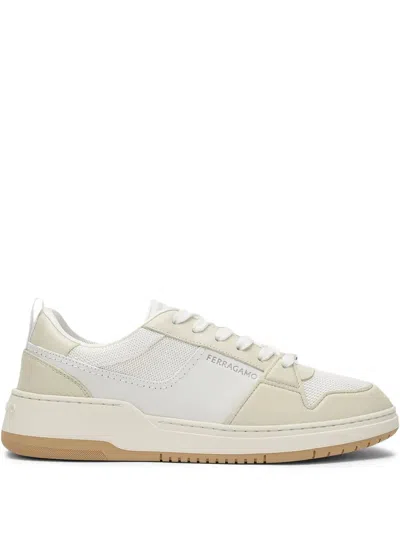 Ferragamo Leather-panelled Sneakers