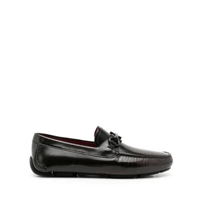 Ferragamo Leather Penny Loafer Loafer In Black