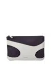 Ferragamo Leather Pouch In Black