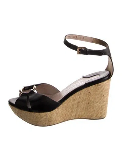 Pre-owned Ferragamo Leather Pumps