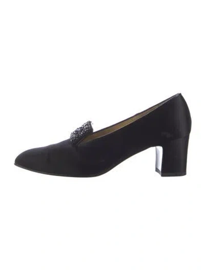Pre-owned Ferragamo Leather Pumps In Black