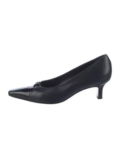 Pre-owned Ferragamo Leather Pumps In Blue