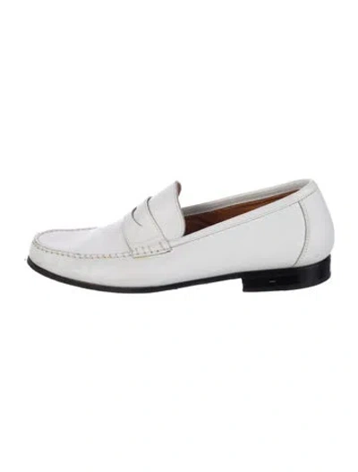 Pre-owned Ferragamo Leather Pumps In White