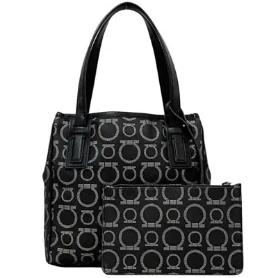 Pre-owned Ferragamo Leather Pvc Handbag Tote Bag () In Multi