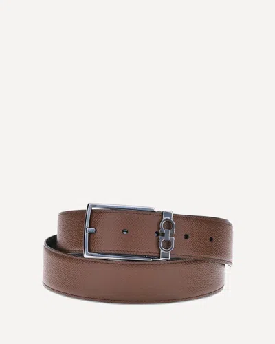 FERRAGAMO LEATHER REVERSIBLE BELT