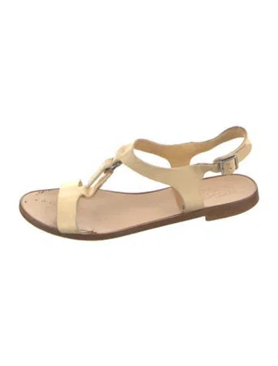 Pre-owned Ferragamo Leather Sandals In Neutral