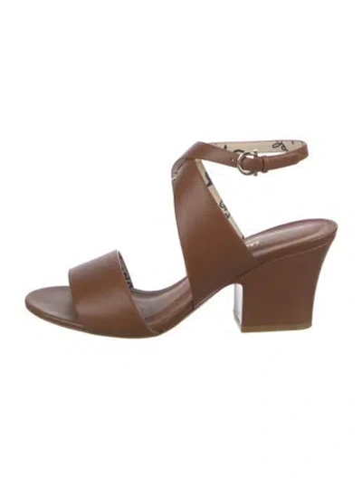 Pre-owned Ferragamo Leather Sandals W/ Tags In Brown