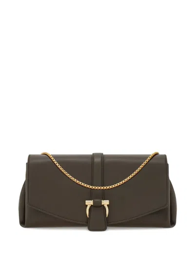Ferragamo Leather Shoulder Bag