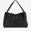 Ferragamo Gancini-clasp Calfskin Shoulder Bag