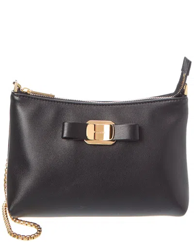FERRAGAMO FERRAGAMO LEATHER SHOULDER BAG