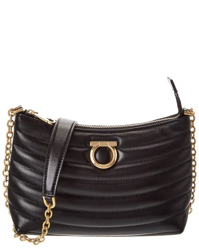 FERRAGAMO FERRAGAMO LEATHER SHOULDER BAG