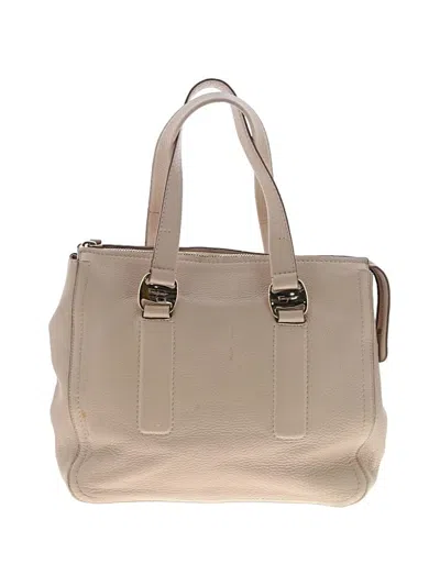 Pre-owned Ferragamo Leather Shoulder Bag In Brown