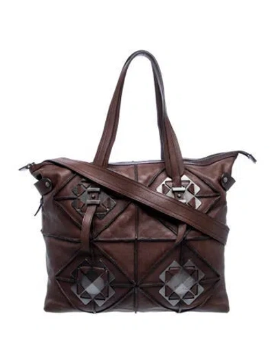 Pre-owned Ferragamo Leather Shoulder Bag In Brown