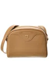 Ferragamo Leather Shoulder Bag In Brown
