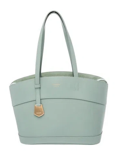 Pre-owned Ferragamo Leather Shoulder Bag In Green