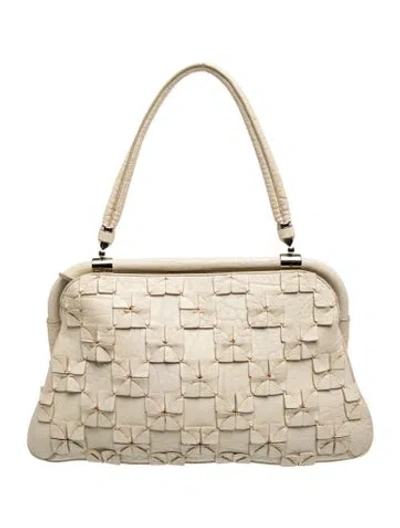 Pre-owned Ferragamo Leather Shoulder Bag In Neutral