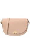 Ferragamo Leather Shoulder Bag In Pink