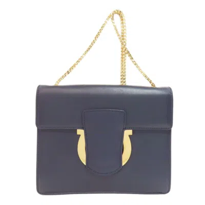 Pre-owned Ferragamo Leather Shoulder Bag ()