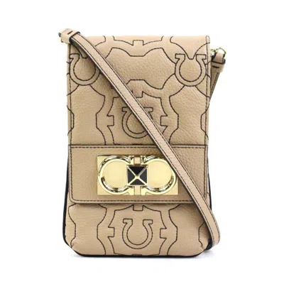 Pre-owned Ferragamo Leather Shoulder Bag ()