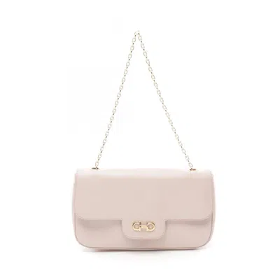 Pre-owned Ferragamo Leather Shoulder Bag () In Pink