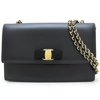 Pre-owned Ferragamo Leather Shoulder Bag ()