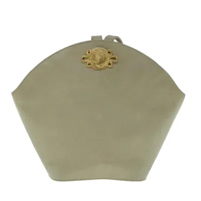 Pre-owned Ferragamo Leather Shoulder Bag () In Beige