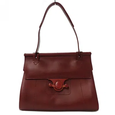 Pre-owned Ferragamo Leather Shoulder Bag () In Blue