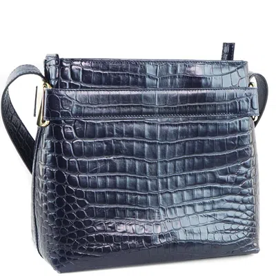 Pre-owned Ferragamo Leather Shoulder Bag () In Blue