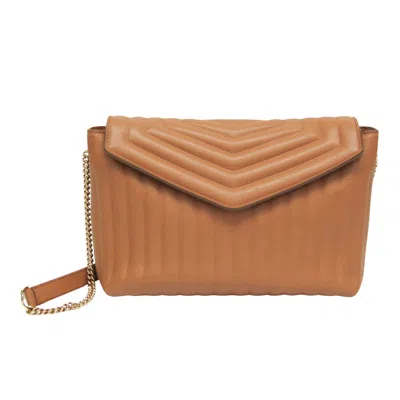 Pre-owned Ferragamo Leather Shoulder Bag () In Brown
