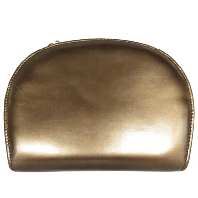Pre-owned Ferragamo Leather Shoulder Bag () In Gold