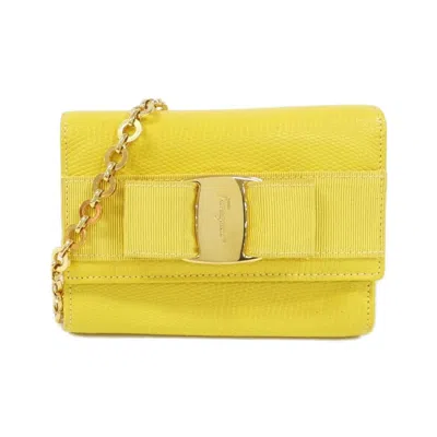 Pre-owned Ferragamo Leather Shoulder Bag () In Multi