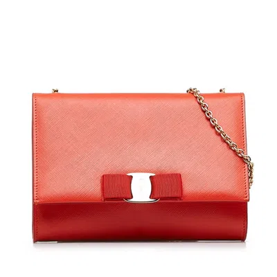 Pre-owned Ferragamo Leather Shoulder Bag () In Multi