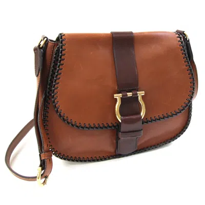 Pre-owned Ferragamo Leather Shoulder Bag () In Multi