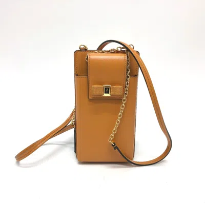 Pre-owned Ferragamo Leather Shoulder Bag () In Orange