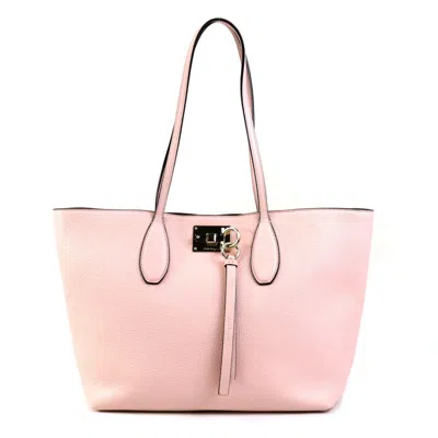 Pre-owned Ferragamo Leather Shoulder Bag () In Pink