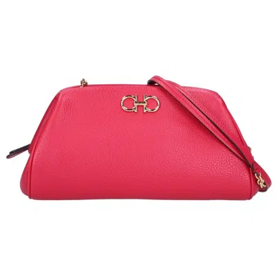 Pre-owned Ferragamo Leather Shoulder Bag () In Pink