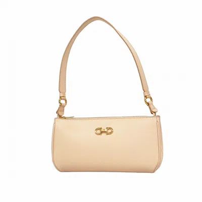 Pre-owned Ferragamo Leather Shoulder Bag () In Pink