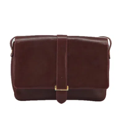 Pre-owned Ferragamo Leather Shoulder Bag () In White