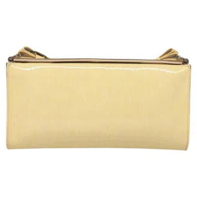 Pre-owned Ferragamo Leather Shoulder Bag () In Yellow