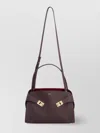 Ferragamo Leather Shoulder Bag Strap Adjustable