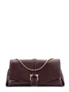 Ferragamo Shoulder Bag In Burgundy