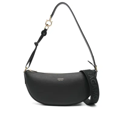 FERRAGAMO LEATHER SHOULDER BAGS