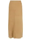 Ferragamo Lambskin Leather Pencil Skirt