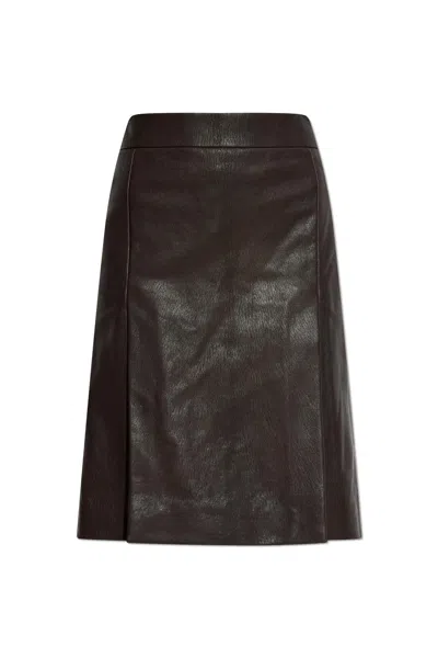 FERRAGAMO FERRAGAMO LEATHER SKIRT