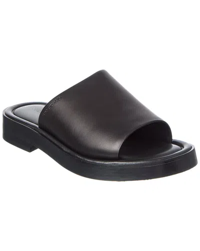 Ferragamo Leather Slide In Purple